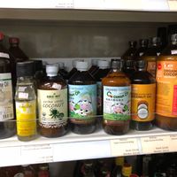 Organic food products - coconut oil at New Century Organic in West Singapore