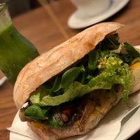 Grilled veggies sandwich  at Wesola Cafe in Krakow