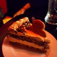 coffee cake - careful as it has sour fruit in it, if it's your thing! at Bonobo in Krakow