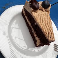 Coffee cake   at Bonobo in Krakow