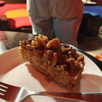 Walnut cake at Bonobo in Krakow