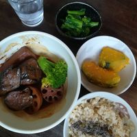Vegetable set at Monk's Foods in Tokyo
