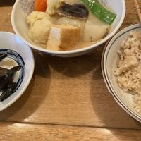 Veggie set meal  at Monk's Foods in Tokyo