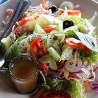 Asylum salad.  at Asylum in Koh Lanta