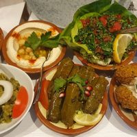 Vegan meze at Le Cedre in Zurich
