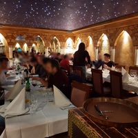 Upstairs dining room (possibly for groups only) at Le Cedre in Zurich