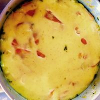 vegan lasagna at Amor Infinito in Montanita