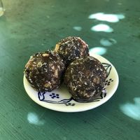 Vegan balls at La Cocina de Daksha in Tigre