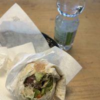 Vegan wrap  at Nun in Milan