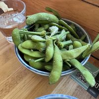 Edamame beans   at Chocolate Buddha in Melbourne