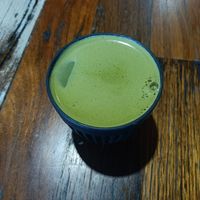 almond matcha latte - non-sweet at Wholefood Merchants in Ferntree Gully