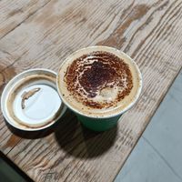 almond capp - no plant mylk surcharge at Wholefood Merchants in Ferntree Gully