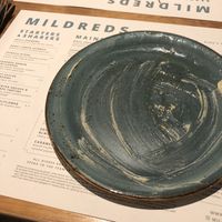 This *was* the roast lemon hummus. at Mildreds - Camden in North West London