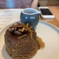 Pumpkin spice sticky toffee pudding  at Mildreds - Camden in North West London