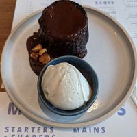 Faux-rerro fudge cake at Mildreds - Camden in North West London