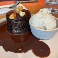 Fudge cake at Mildreds - Camden in North West London