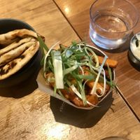 Paratha and fries at Mildreds - Camden in North West London