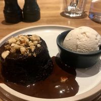 Hazelnut chocolate dessert  at Mildreds - Camden in North West London