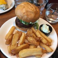 classic burger  at Mildreds - Camden in North West London