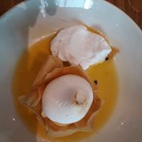 Passionfruit tart with meringue  at Mildreds - Camden in North West London