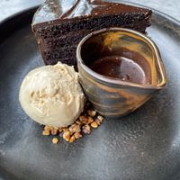 Chocolate ganache layer cake  at Mildreds - Camden in North West London