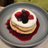 Berry pancakes at Mildreds - Camden in North West London