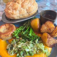 Mushroom ale pot pie at Mildreds - Camden in North West London