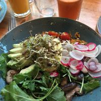 Yummy salad at Mildreds - Camden in North West London