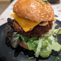 Champignon Jones at Space Burger in Dusseldorf