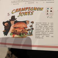 Menu at Space Burger in Dusseldorf