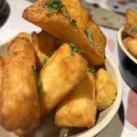 Maniok fries  at Space Burger in Dusseldorf