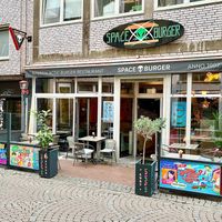 The venue  at Space Burger in Dusseldorf
