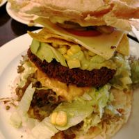 Much burger at Space Burger in Dusseldorf