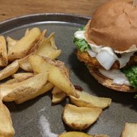 Like chicken burger. Super tasty, great texture. at Froindlichst - Winterhude in Hamburg