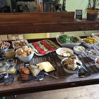 Part of the brunch buffet at Froindlichst - Winterhude in Hamburg