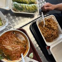 Anger Management/ Rush Hour Fried Rice / Summer Rolls  at Rush Hour Station in Bloomington