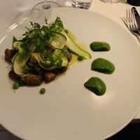 Sage gnocchi  at Brasserie Godot in Stockholm