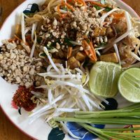 Pad Thai  at Thai Farm Cooking School in Chiang Mai