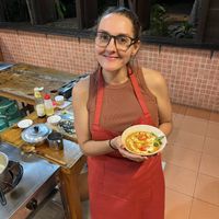 Red curry!  at Thai Farm Cooking School in Chiang Mai