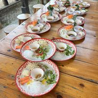 Clean fresh ingredient   at Thai Farm Cooking School in Chiang Mai