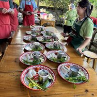   at Thai Farm Cooking School in Chiang Mai