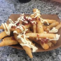 Vegan Bacon Ranch Fries at Simon's Hot Dogs in Scottsdale