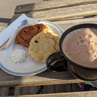 Cookies, cinnamon, hot chocolate at Against the Grain in Lyon