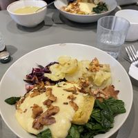 Pancake Benedict   at Against the Grain in Lyon