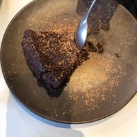 Mi cuit au chocolat sans gluten  at Against the Grain in Lyon