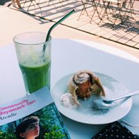 Homemade juice  at Against the Grain in Lyon