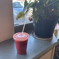 Beet ginger 🥤   at Soma in Bloomington