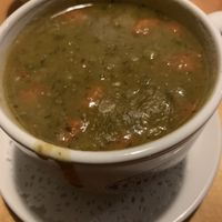 Split pea soup   at Last Chance Antiques & Cheese Cafe in Tannersville