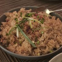 Garlic friend rice without egg at Bay Hong in Darlinghurst