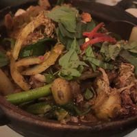 Vegan chicken and mushroom salad at Bay Hong in Darlinghurst